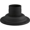 thumbnail image 1 of Progress Lighting P8726-31 3.25 in. Outdoor Pedestal Mount Adapter in Textured Black, 1 of 1