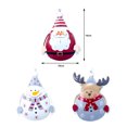 thumbnail image 2 of De Navidad Hierro Forjado Muñeco De Nieve Santa Elk Decoraciones Para Árboles De Navidad Colgante Colgante Adornos De Ventana De Cocina Kearding HA042687-02, 2 of 6