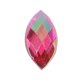 thumbnail image 2 of 7*15mm Horse eye Acrylic Rhinestones Crystal Beads Flat Back Decoration(Red), 2 of 4