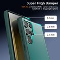 thumbnail image 2 of Shockproof Matte Case for Samsung Galaxy S23 Ultra [Anti Fingerprint] [10FT Military Drop Protection] Hard Translucent Back Four Corner Airbags Drop Protection Phone Cover, 6.8 inch, Green, 2 of 14