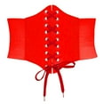 thumbnail image 2 of Corsets Belt Tops Women Halloween Costume Lace up Stretchy Waist Belt Bustiers Corsets 68cm, 2 of 3