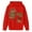 AB295 Red, variant on Tisuna Leopard Print 67 Hoodie For Girls Boys Child Long Sleeve Hooded Tops Fashion Casual Kids Spring Autumn Pullover Sweatshirt Size 2-3 Years Black