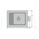 thumbnail image 4 of Cerradura de Llave de Bloqueo de de 2 Piezas, Cerradura de Puerta de de Remolque 2 Llaves Cola Cerradura de la puerta de entrada del remolque de RV, 4 of 8