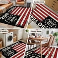 thumbnail image 6 of 250th Anniversary America Flag Washable Area Rugs 2.7'x5', Independence Day 1776 2026 Low Pile Throw Living Room Rug Non-Slip Sturdy Edge Binding Carpet for Indoor Entryway Bedside Kitchen, 6 of 9