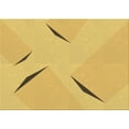 thumbnail image 1 of Ahgly Company Machine Washable Indoor Rectangle Transitional Bright Gold Yellow Area Rugs, 2' x 3', 1 of 7