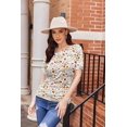 thumbnail image 2 of Weardear Womens Ruched Tops Dolman Short Sleeve Shirts Casual T Shirts Boat Neck Summer Off Shoulder Batwing Tops, 2 of 6