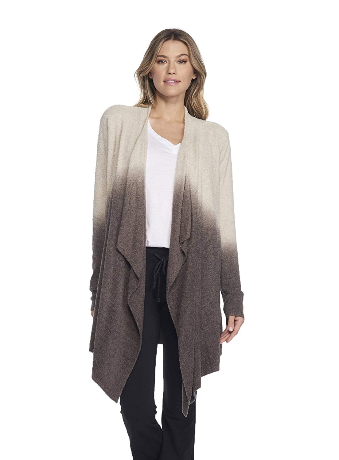 barefoot dreams ombre cardigan