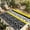 Black Yellow, variant on Teal Floral Outdoor Rug for Patio/Deck/Porch, Non-Slip Large Area Rug 4 x 6 Ft, Botanical Blossom Motif Boho Grey Stripes Indoor Outdoor Rugs Washable Area Rugs, Reversible Camping Rug Carpet Runner