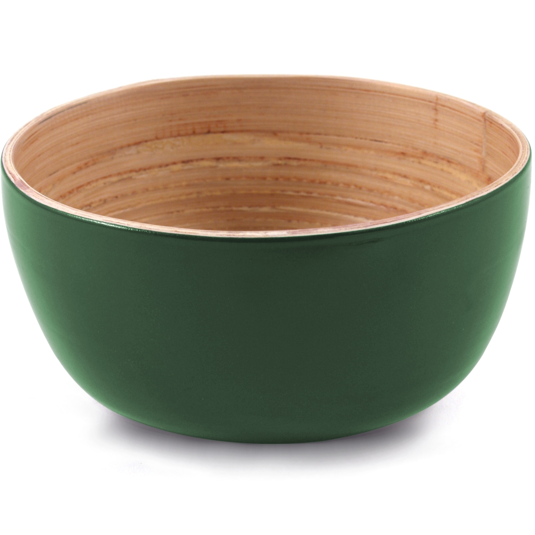 Core Bamboo Forest Green Small 6 Inch Bowl, Set of 4