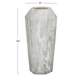thumbnail image 3 of DecMode 14" Faux Marble Black Ceramic Vase, 3 of 9