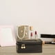 thumbnail image 5 of RKSTN makeup Organizer Large Capacity Travel Cosmetic Bag,Travel Makeup Bag Leather With Brushes Slots Divider Flat Lay Cosmetic Bag Portable Makeup Organizer, 5 of 6