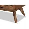 thumbnail image 7 of Baxton Studio Barrett Mid-Century Modern Walnut Brown Finished Wood and Synthetic Rattan 6-Drawer Dresser, 7 of 7