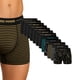 thumbnail image 1 of Pack de 12 Ropa Interior Boxers Ajustados para Hombre, Calzones Masculinos Suaves Transpirables para Diario y Ejercicio, Surtido Completo Boxer Corto Caballero CH/M, 1 of 4