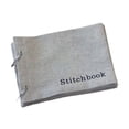 thumbnail image 1 of Clearance! Blank Fabric Sketchbook with Unique Folding Design Convenient to Carry Blank Fabric Sketchbook Art Diary Linen Needle and Thread Book for Painting and Writing Grey, 1 of 9