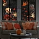 thumbnail image 5 of Wmhnj Cortina de tela de fondo para ventana de Halloween, diseño de terror, para decoracin de fiestas en interiores y exteriores, paquete de 2, tela colgante con silueta espeluznante para, 5 of 6