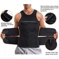 thumbnail image 4 of 1pcs Men's corset Waist Trainer Men Slimming Body Shaper Vest Zipper Velcro Strap Correction Abdomen Tank Top Fitness Shapewear, 4 of 8