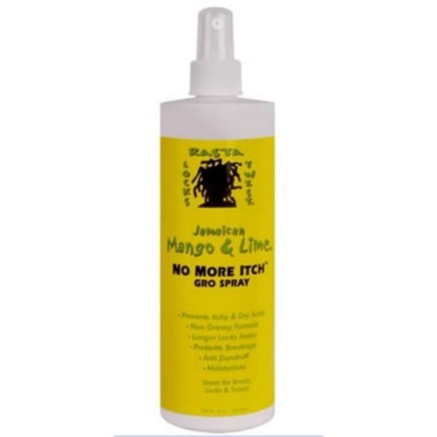 Jamaican Mango & Lime No More Itch Gro Spray, 16 oz (Pack of 2