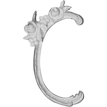 4 3/8"W x 7 7/8"H x 7/8"P Cornelia Onlay, Left