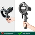 thumbnail image 2 of Soporte Speedlite Godox S2 con soporte Cold Shoe Flash, 2 of 7