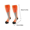 thumbnail image 3 of Socks Men Women 20-30 mmHg Athletic Fit Running Medical Pregnancy Flight Travel 4 Pair Christmas, 3 of 5