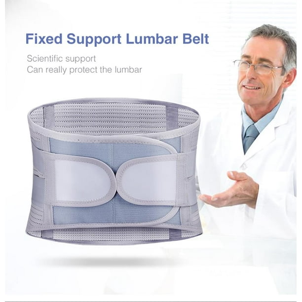 Lumbar Spine Support Belt For Lumbar Belt Herniated Disc Lumbar Support Belt  Back Support Belt Orthopedic Lumbar Support Belt Back Brace With Curved  Aluminum Strips For Sciatica 
