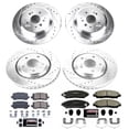 thumbnail image 3 of PowerStop Front and Rear Z23 Evolution Sport Carbon-Fiber Ceramic Brake Pad and Drilled & Slotted Rotor Kit Fits: ACURA Select Models K7922, 3 of 10