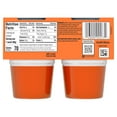 JellO Original Orange Jello Cups Gelatin Snack, 4 Ct Cups