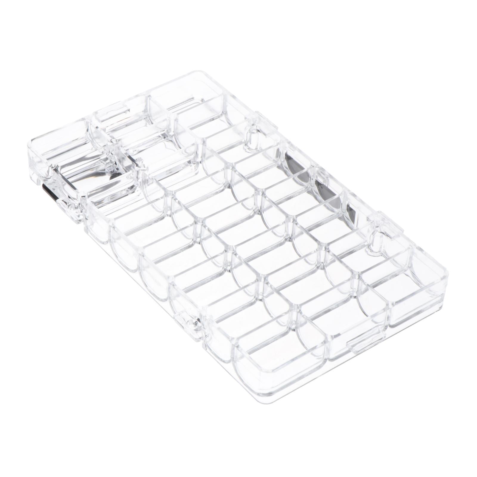 S SERENABLE Portable Paint Storage , Moisturizing Plastic Case Paint Pallet Tray, for Gouache Oil Paint/ , 24 24 Well with Palette