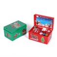 thumbnail image 3 of Navidad Santa Claus música de Navidad Iluminación para la decoración para la lámpara LED para la de año Acción rojo Yotijar Caja de música, 3 of 10