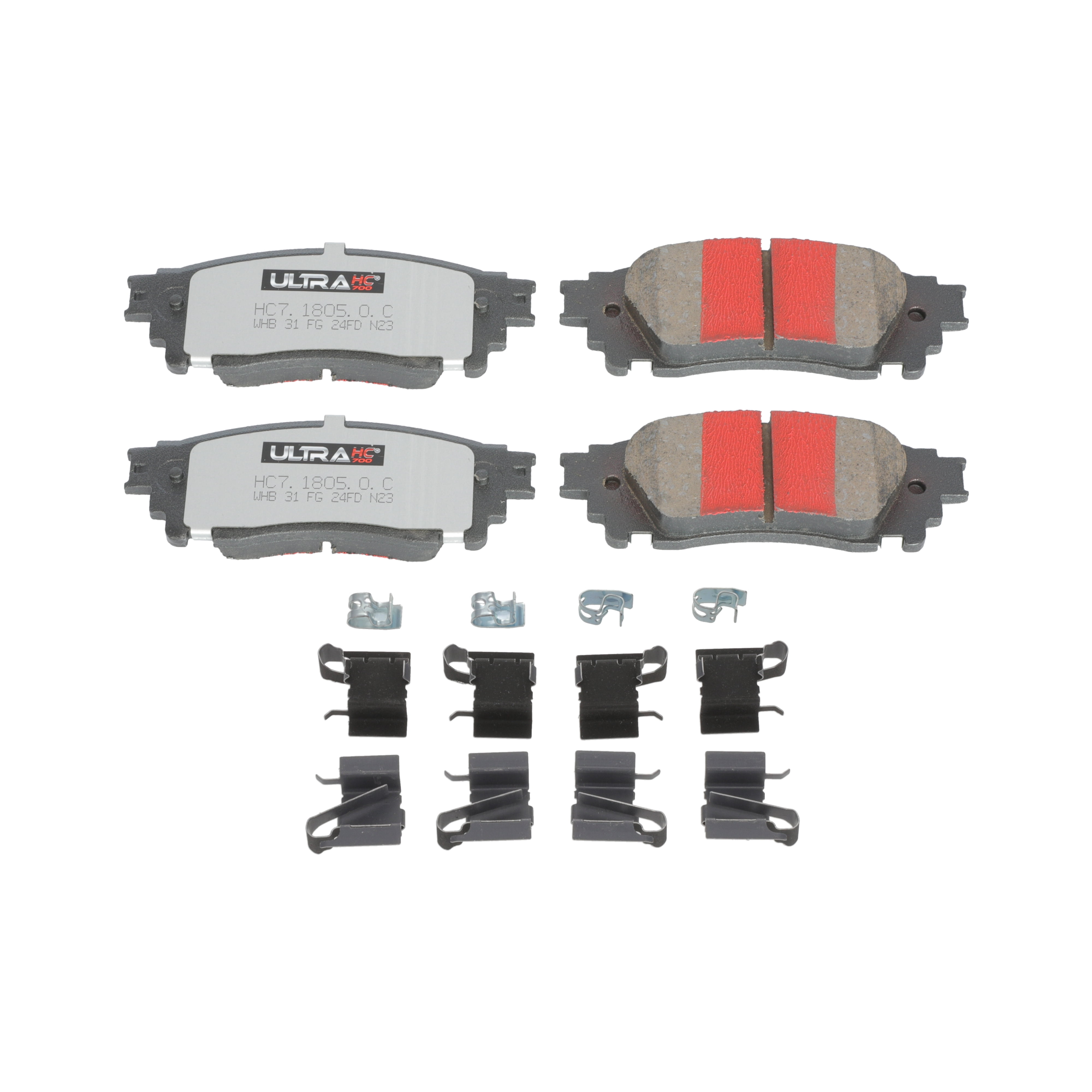 UltraHC 700 Brake Pad Set, Rear HC7.1805.0.C, Lexus NX300h 2021-2015