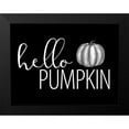 thumbnail image 2 of Allen, Kimberly 14x12 Black Modern Framed Museum Art Print Titled - Hello Pumpkin Black and White, 2 of 5