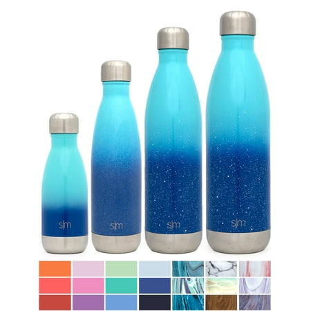 Side Water - Simple Modern Wave Water Bottle - Vacuum Insulated - 4 Sizes in 40+ Styles