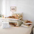 thumbnail image 6 of jejeloiu Safari Animal Fox 7 Pieces Bedding Comforter Set,Countryside Plant Dandelion Full Bedding Set For Boys Teens Reversible, 6 of 8
