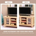 thumbnail image 4 of 1 Ensemble de Modèle d'Armoire Télé en Bois Ornement Modèle de Meuble de Mini Maison Modèle de Télé, 4 of 9