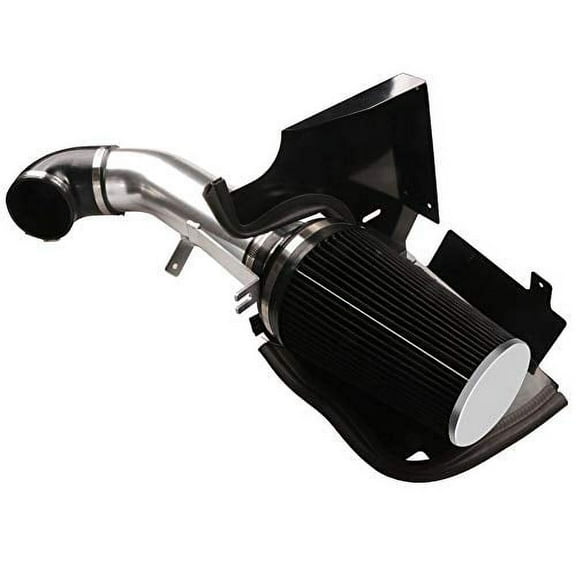 Cold Air Intake System   Heat Shield For 99-06 GMC/Chevy V8 4.8L/5.3L/6.0L / Silverado 1500/2500/3500 Black