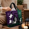 thumbnail image 5 of Halloween Tote Bag, Quilted Tote Bag, Trick Or Treat Shoulder Handbag, Large Capacity For Women, Teen Girls And Holiday Events, 5 of 5