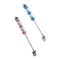 thumbnail image 1 of Tablero ocupado de de 2 uds., accesorios de bricolaje, Material de habilidad fina, tablero sensorial educativo temprano para entrenamiento de juegos, interacción de Azul rosado Macarena tablero ocupado, 1 of 8