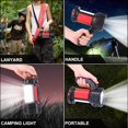 thumbnail image 4 of Foco LED recargable Linterna superbrillante de mano Linterna multifunción de larga duración con alto brillo, reflector grande, resistente al agua, para acampar y pescar, 4 of 5