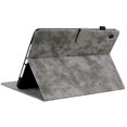 thumbnail image 2 of TECH CIRCLE Protective Case for Samsung Galaxy Tab A9 8.7" 2023 SM-X110/X115, Cute Tiger Embossed Bracket Tablet Case Adjustable Kickstand Card Slot Shockproof Protectiver 8.7inch 2023 Case,Gray, 2 of 5