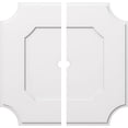 thumbnail image 2 of Ekena Millwork CMP34LE2-02000 34 in. OD x 2 in. ID Square Locke Architectural Grade PVC Contemporary Ceiling Medallion - 2 Piece, 2 of 4