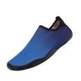 thumbnail image 3 of Domuza Men Women Casual Lightweight Quick Drying Aqua Shoes for Beach Diving Water Sport Blue 9（EU-42）, 3 of 4