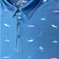 thumbnail image 4 of KSCOTT Caribbean Soul Polo Blue, XLarge Short Sleeve Shirt, 4 of 4