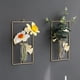 thumbnail image 1 of Jarrón de cristal para colgar en la pared | Maceta hidropónica para decoración de pared | Decoración de fondo para sala de estar | Diseño con gancho de hierro y clavos incluidos, 1 of 5