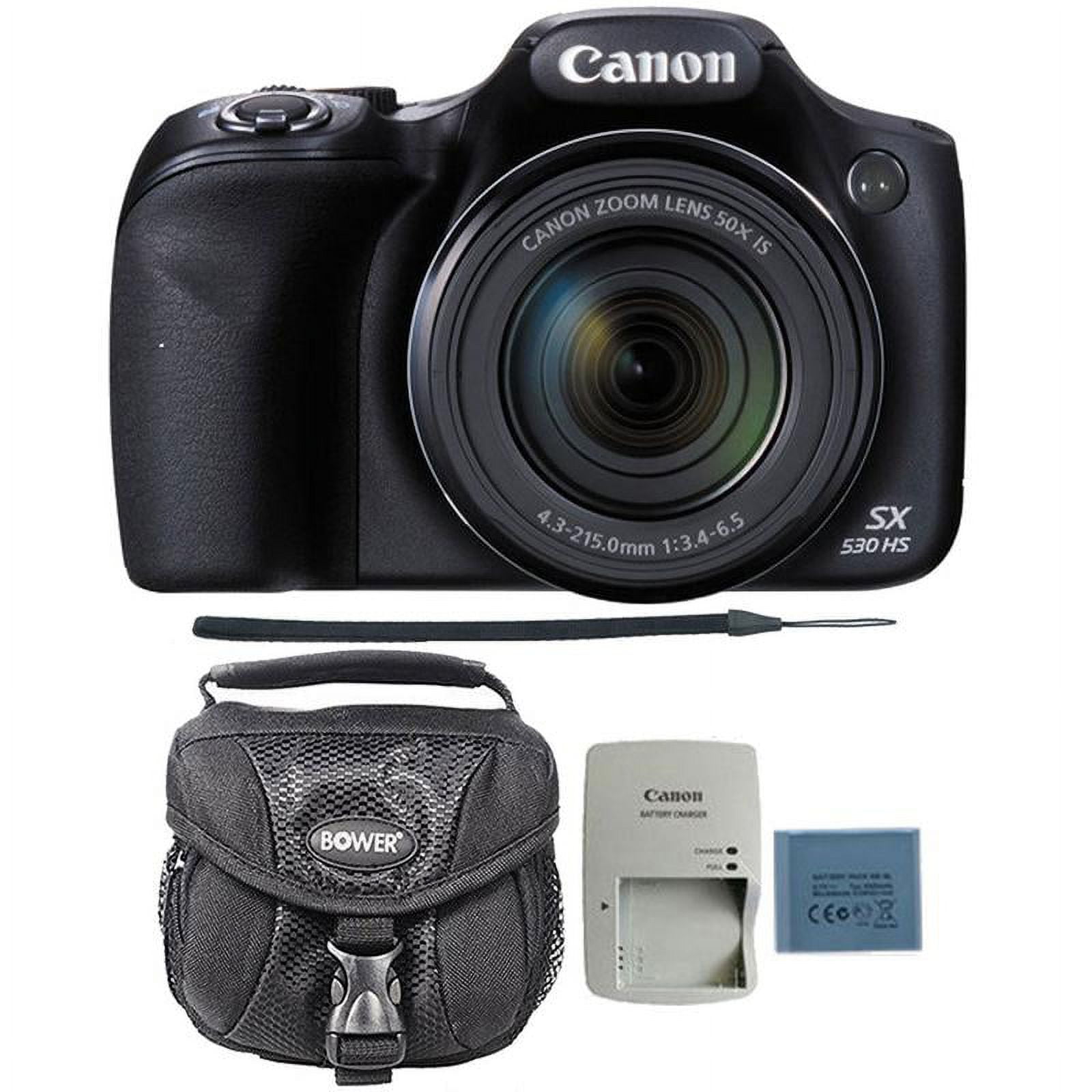 Canon SX530 HS Powershot Point-Shoot WIFI Camera, 16MP, 50x 
