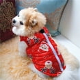 thumbnail image 5 of Qisuw Pet Dog Coat Padded Dog Jacket Winter Pet Clothes Cat Vest Costume Dog, 5 of 19