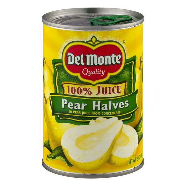 Del Monte Pear Halves in 100 Juice