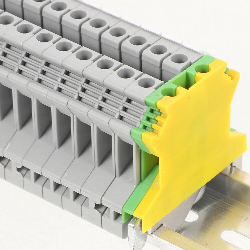 CIRCLE- Rail Connector Low Voltage Disconnect Screw Terminal Block Din Kit