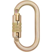 Premium Cypher Liberty G Series Oval Steel Keylock Carabiner with ANSI TL Rating and Zinc Coating