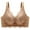 Khaki, variant on Xihbxyly Womens Bra Strapless Bras for Women Women Plus Size Sexy Lace Printing Non-Steel Ring Bowknot Underwear Bra Sexy Underwear for Women High Support Sports Bras for Women Backless Sports Bra