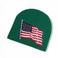 thumbnail image 4 of Winter Knitted Hats Striped Curled Edgeless Cold Hat Outdoor Warmth Thick Woolen Hats, 4 of 5